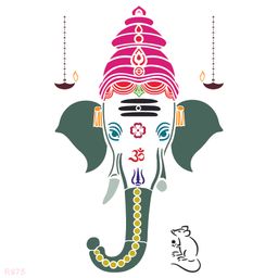 R975_Vinayaga Wall Stencil
