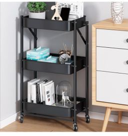 Metallic 3tier Storage organizer rack