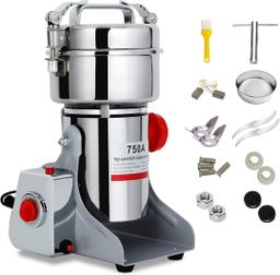 Electric Grain Grinder with 270°Swing  Open-Cover-Stop Design