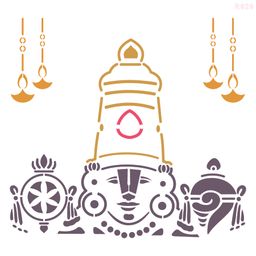 R629_Vengadeshwara Wall Stencil
