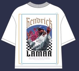 Kendrick Lamar Oversized Tshirt Front And Back Print