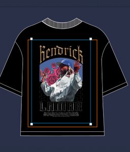 Kendrick Lamar Oversized Tshirt Front And Back Print