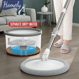 360⁰ Micro fiber spin mop with water separation bucket 