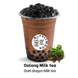 Oolong milk  bubble tea