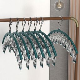 10pegs stainless steel clothes drying hanger