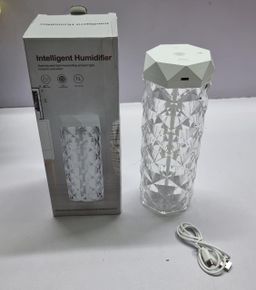 Acrylic high quality intelligent Humidifier  with dime lights
