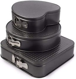 High quality nonstick 3pcs cake mould/baking tins 