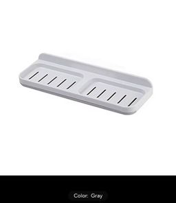 Wall-Mounted Self-Adhesive Bathroom Soap Dish Storage Organizer 
