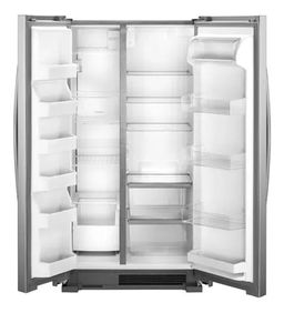 Refrigerador con freezer Whirlpool WD5620 color acero inoxidable con capacidad de 700L 127V