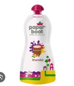 Paper Boat Thandai 180ml Doy Pack