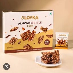 Loyka Almond Brittle Gold 8pcs Box