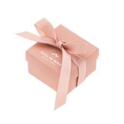 Caixa com Fita para Anel Rosé