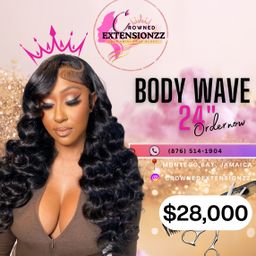 100% Body Wave Lace Crowns