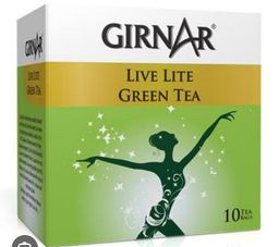 Girnar Green Tea Live Lite 10 Tea Bags Box