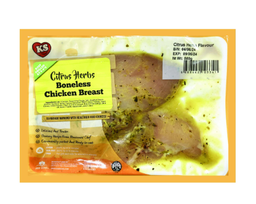 KS Citrus Herbs Chicken Boneless Breast (Frozen Thawed) – 500g