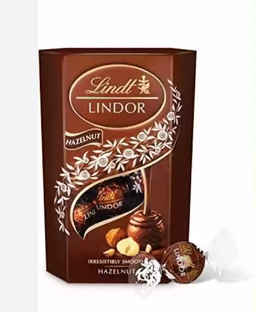 Lindt Lindor Balls Hazelnut 200g Box