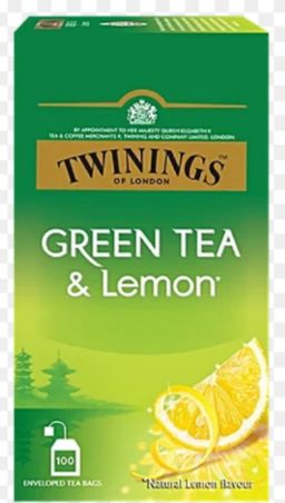 Twinings Green Tea Lemon 25 Tea Bags Box