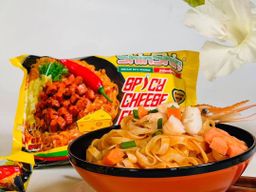 Shin Shin_Instant Rice Vermicelli (Spicy Cheese)