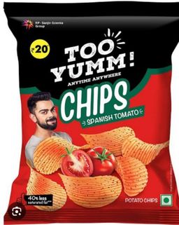 Too Yumm Chips Spanish Tomato 45g Pouch