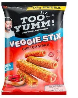 Too Yumm Veggie Stix Chilli Chataka 75g Pouch