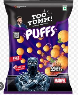 Too Yumm Puffs Savage Masala 75gm Pouch