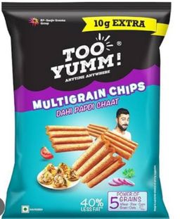 Too Yumm Multigrain Chips Dahi Papdi Chaat 75g Pouch