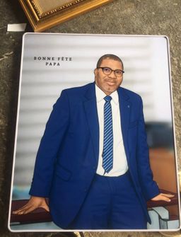 PORTRAIT COULEUR FORMAT 30/45 PLACAGE 