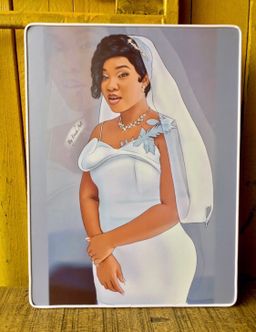 PORTRAIT COULEUR FORMAT 30/45 PLACAGE 