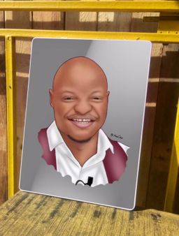 PORTRAIT COULEUR FORMAT 30/45 PLACAGE 