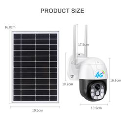 4G Wi-Fi Solar Power Outdoor PTZ Security Camera