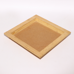 Brown Square Hardwood Basic Tray