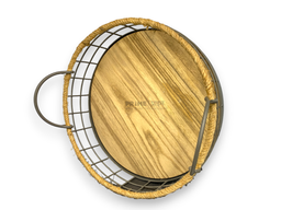 Round Wooden Tray Size -3