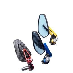 Rear view mirrors handlebar end carbon fiber design 
