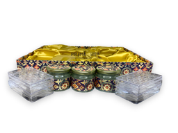 14x20 Tray (4 Dibbi+3 Jars)-Black