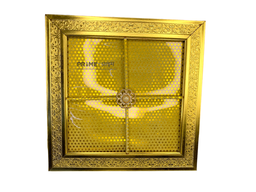 Golden Square Four Partition Dry Fruit Tray