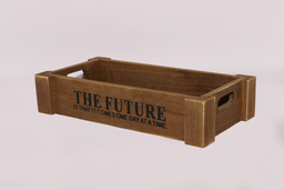 Brown Rectangular MDF Tray Size 1