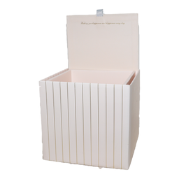 White Designed DIY Hardpaper Gift Box