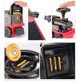 Retro electric train with track 