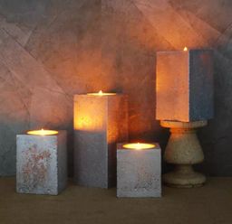 Silver Electronic Candles