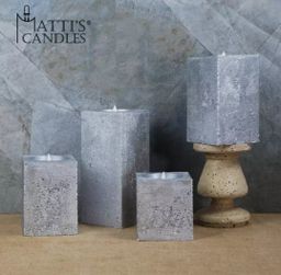 Silver Electronic Candles