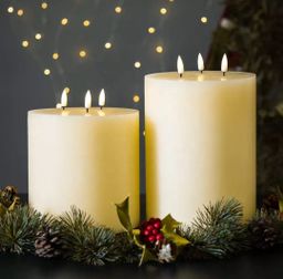 Cream White Electronic Candles