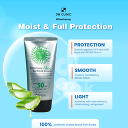 3W Clinic Intensive Aloe Sunblock Cream 70ml
