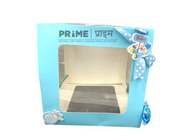 5 Window Cake Box 8x8x10 - Blue