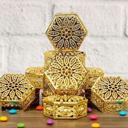 Gold Hexagon Box