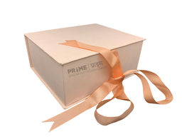 Pink Designed Hardpaper Gift Box with Ribbon�s (size 1)