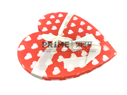 Red Heart Shape Hardpaper Gift Box