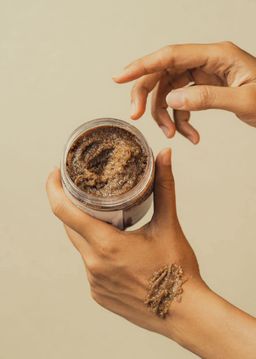 မြကြည်သာ_Sandalwood Scrub Collection#