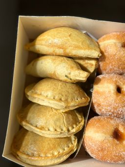 Pastries: PIES AND DOUGHNUTS.
