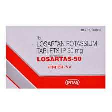 Losartas-50mg 1x30 Tab (Angizaar india)