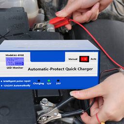 Carregador e reparador de bateria Aj-618E 12/24v 200Ah